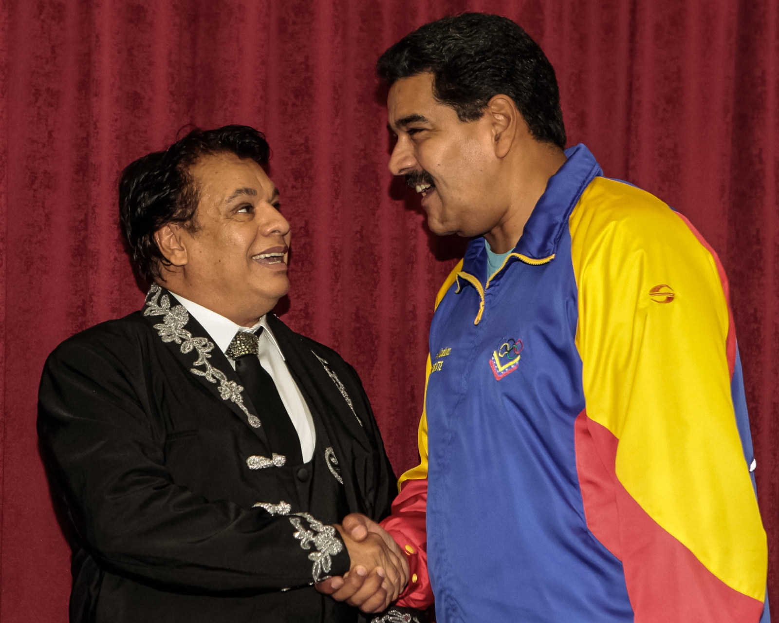 Juanga y Maduro el día que se conocieron