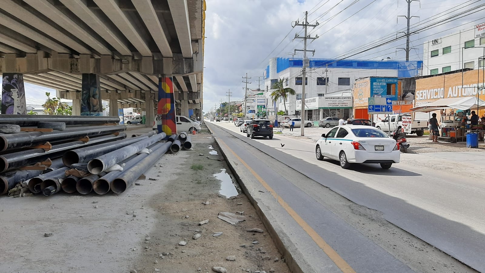 Fonatur indicó que los tubos abandonados por la compañía Gas del Norte en Playa del Carmen, dan mala imagen al destino