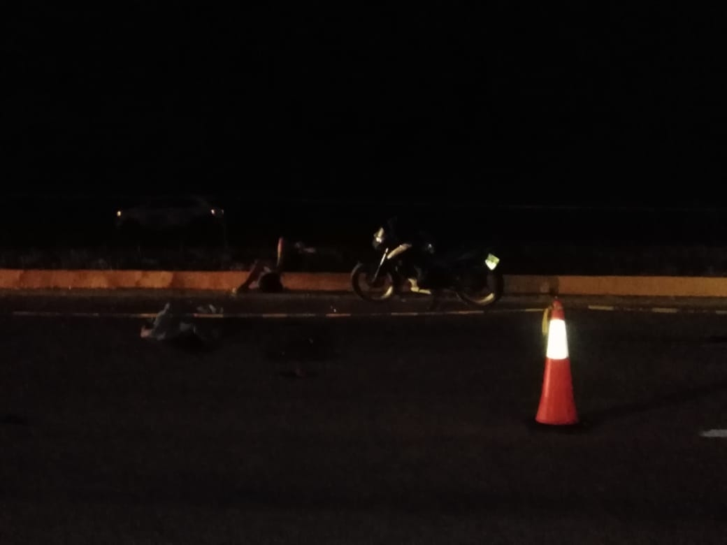 Fallece motociclista luego de derrapar la en carretera Acanceh-Timucuy