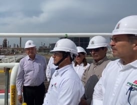 AMLO en visita a Salina Cruz: Se están haciendo los proyectos sin corrupción