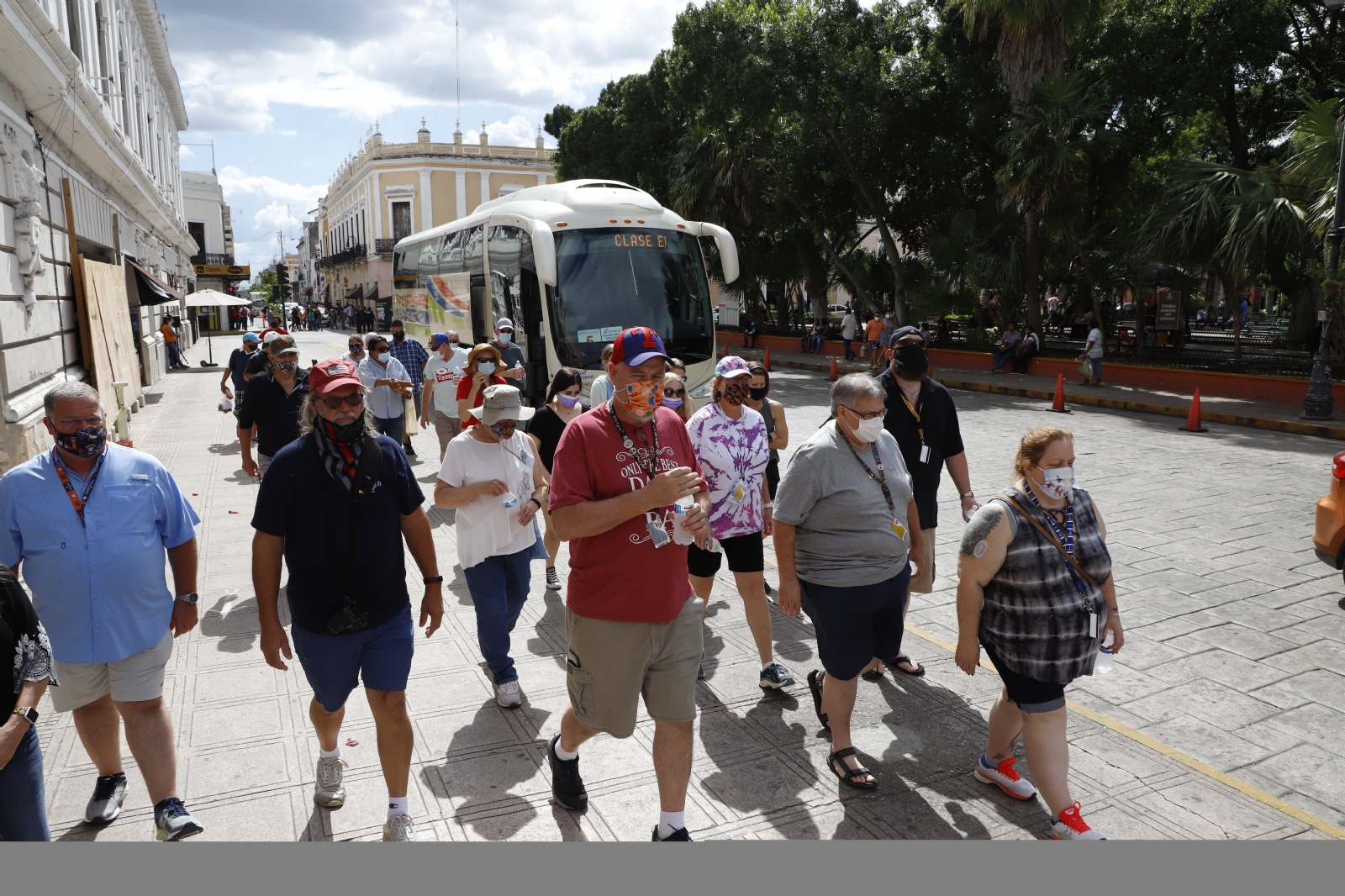 Turistas 'invaden' calles del Centro Histórico de Mérida