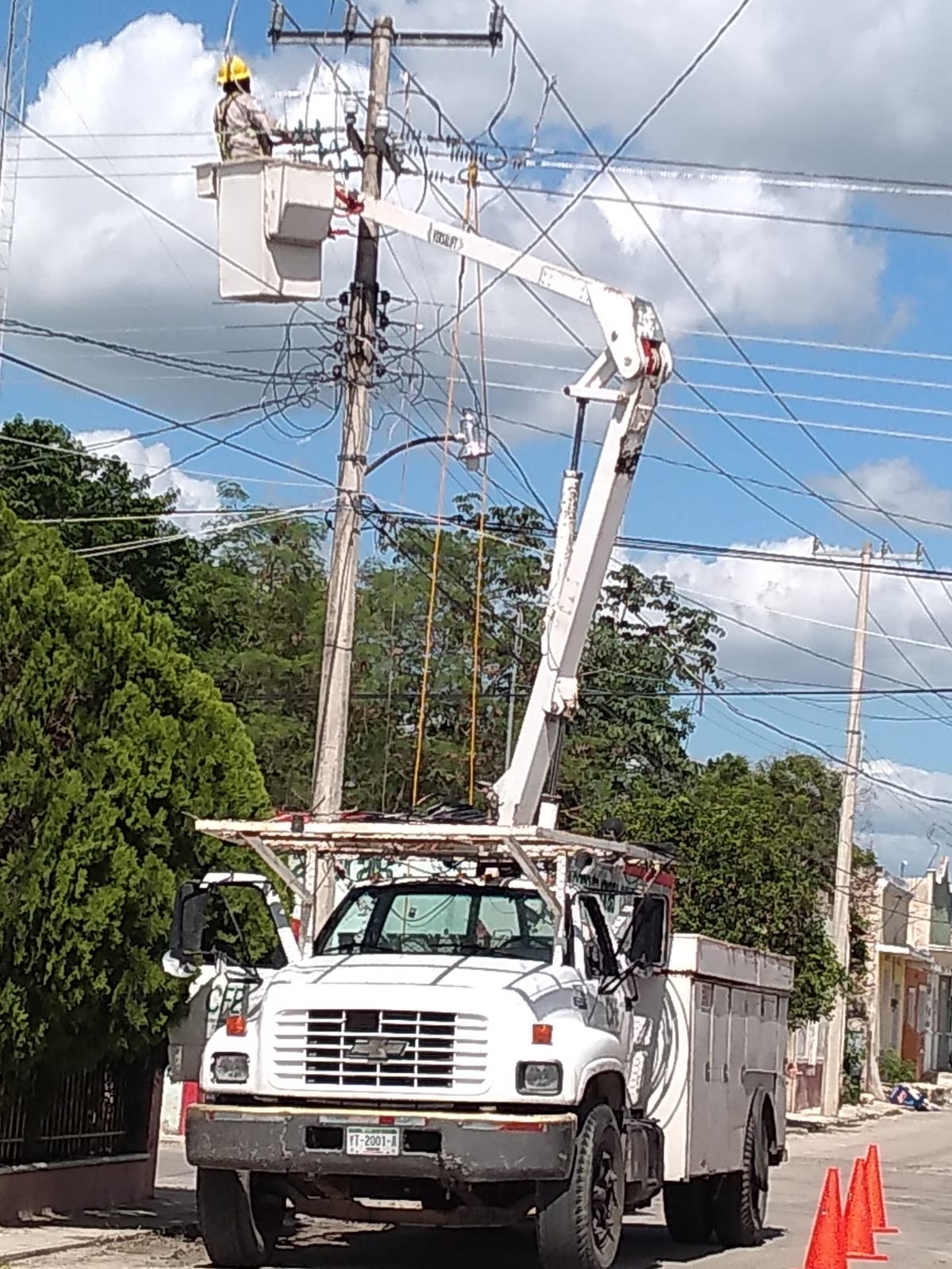 CFE anuncia corte de energía eléctrica en Chocholá, Yucatán