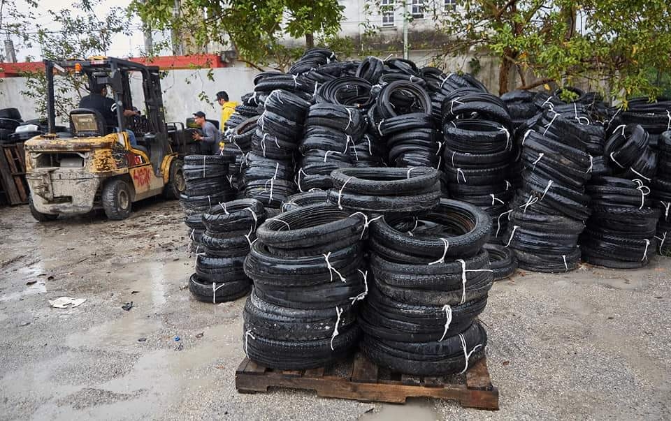 El Centro de Acopio de Cozumel indicó que en sólo 2 meses, recogieron 3 mil llantas en colonias de la isla