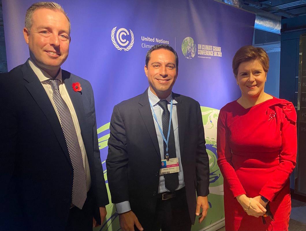 Mauricio Vila participa en conversatorio ambiental invitado por Boris Johnson