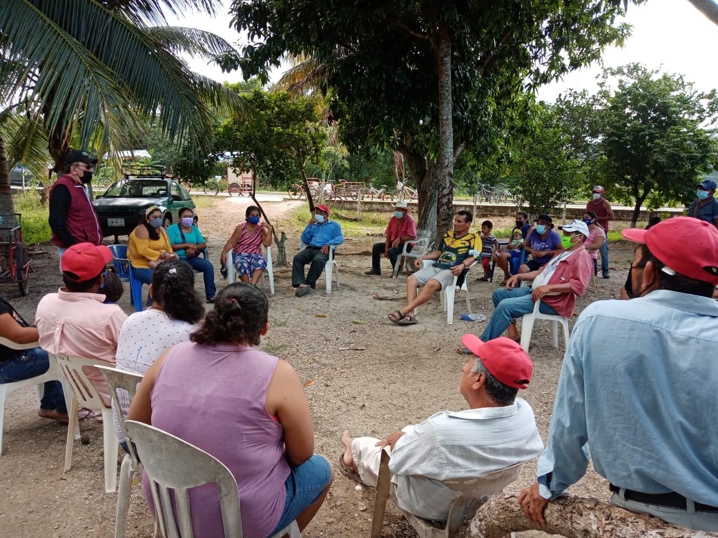 Avanza formación de comité en defensa de la 4T en Palizada, Campeche