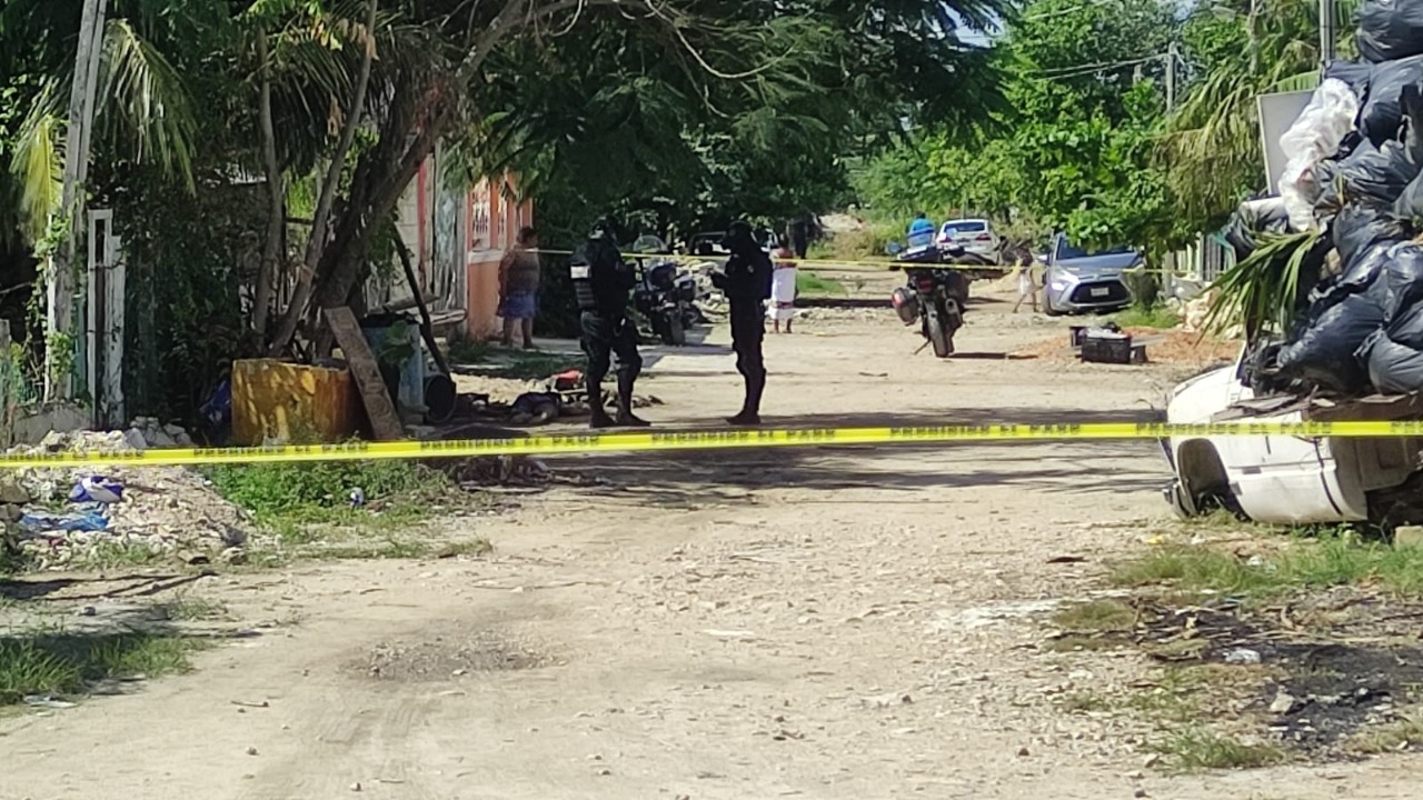 Agresión a balazos deja a una persona sin vida en colonia In House de Playa del Carmen