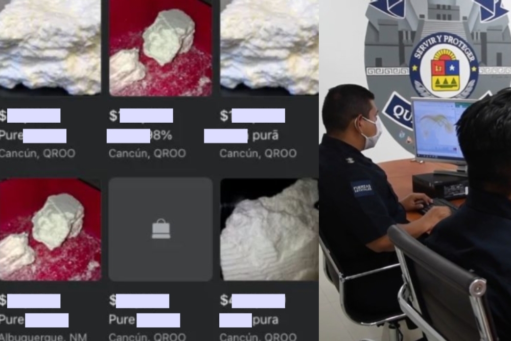 La FGE Quintana Roo solicitó a Facebook, datos del presunto vendedor de droga desde Cancún en su red social