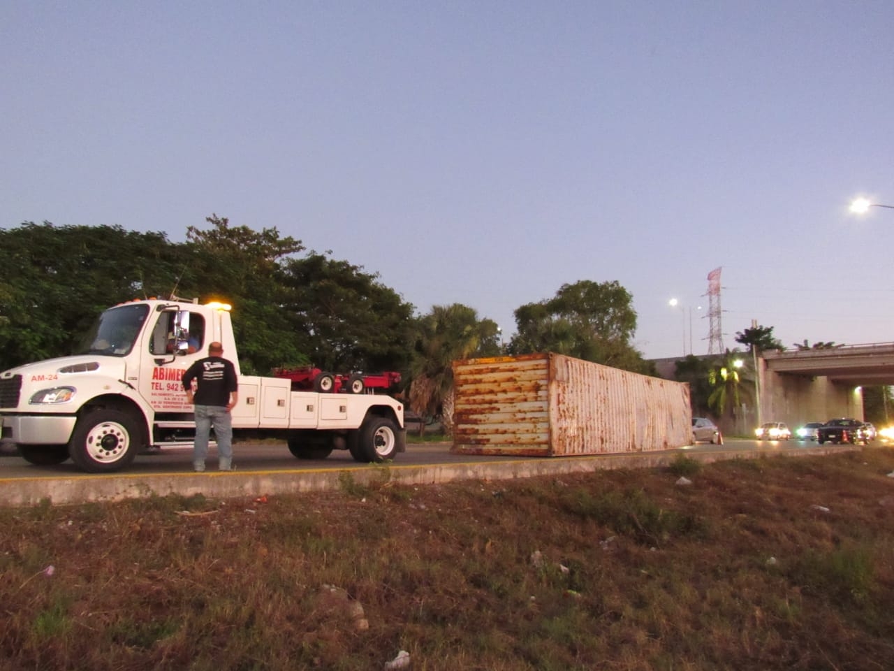 El momento fue captado por las cámaras de la Secretaría de Seguridad Pública