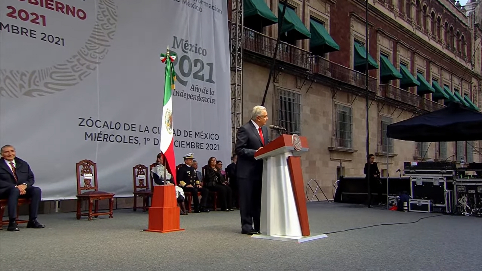 3 años de AMLO: Mensaje íntegro del Presidente desde el Zócalo