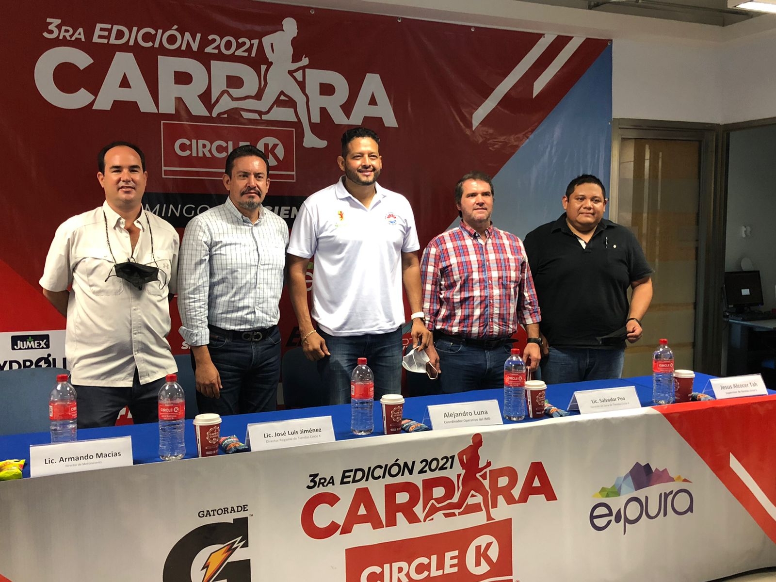 Anuncian la tercera edición de la Carrera 'Circle K' en el Malecón Tajamar de Cancún