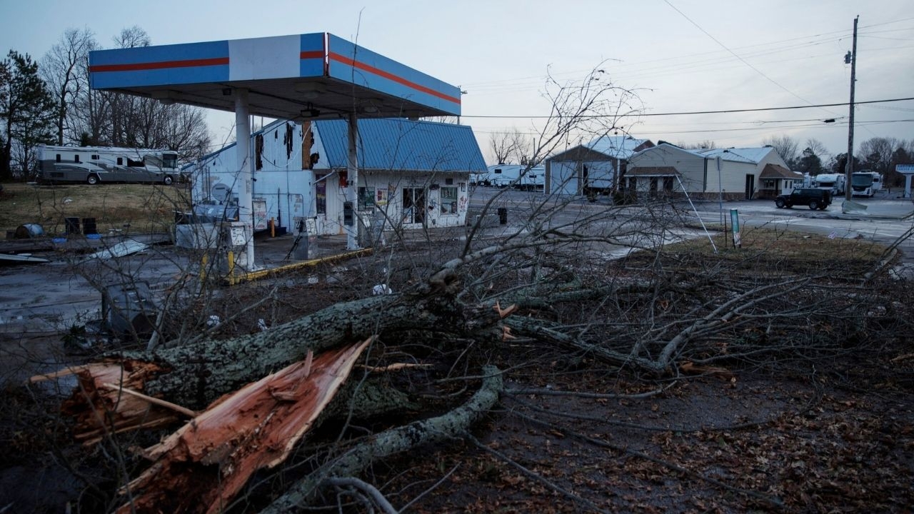 Varias localidades de Kentucky quedaron devastadas por el fenómeno