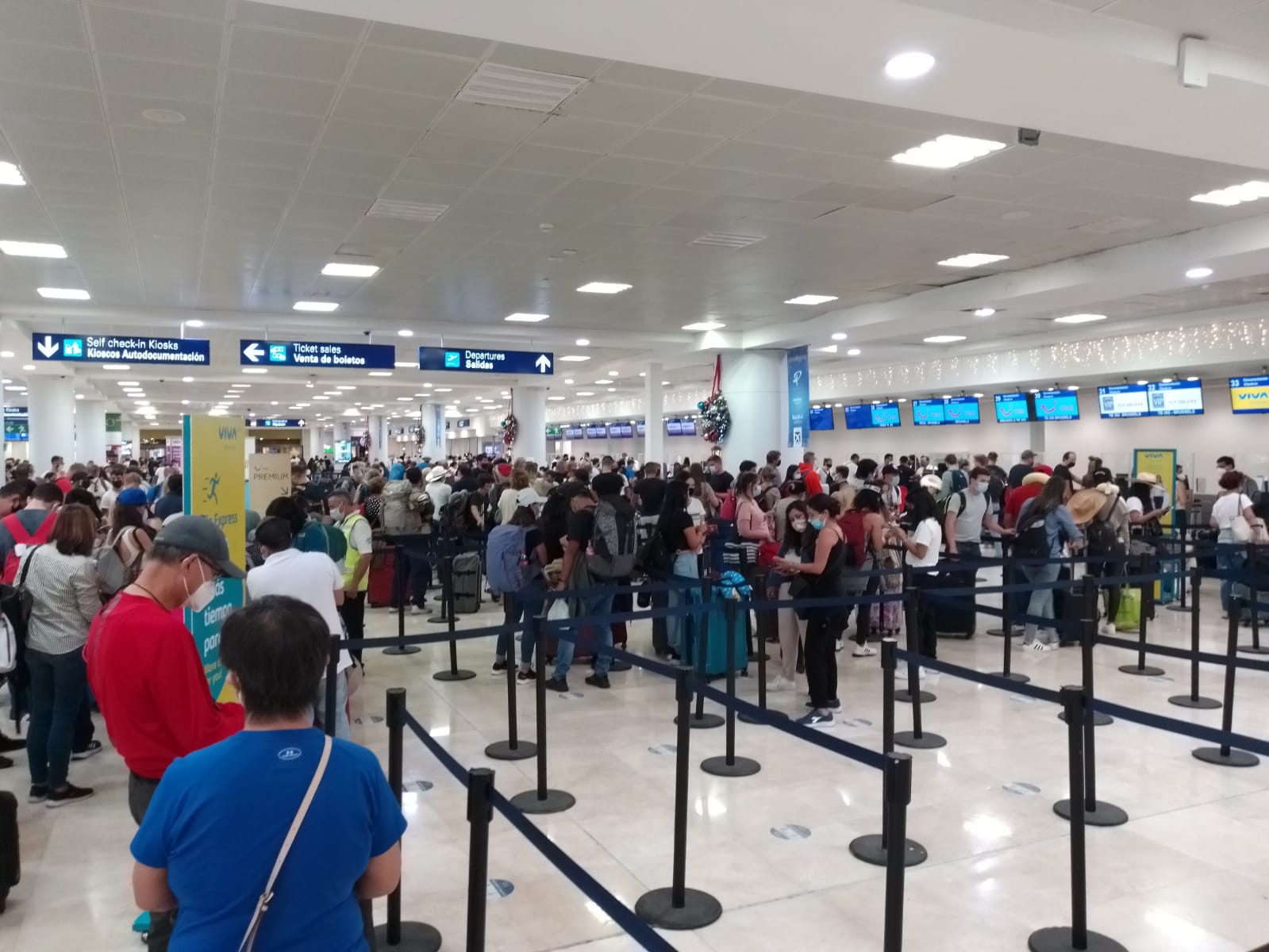 Aeropuerto de Cancún reporta 494 vuelos programados este miércoles