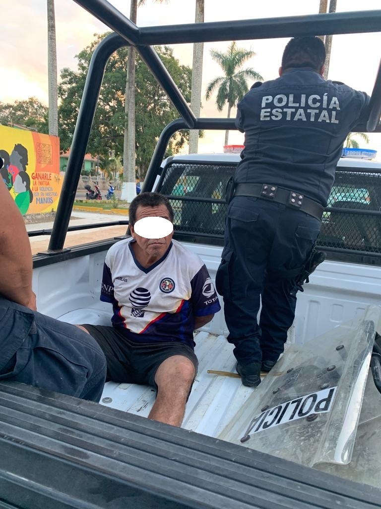 Vecinos ubican y entregan a presunto feminicida en Chunhuhub, Quintana Roo