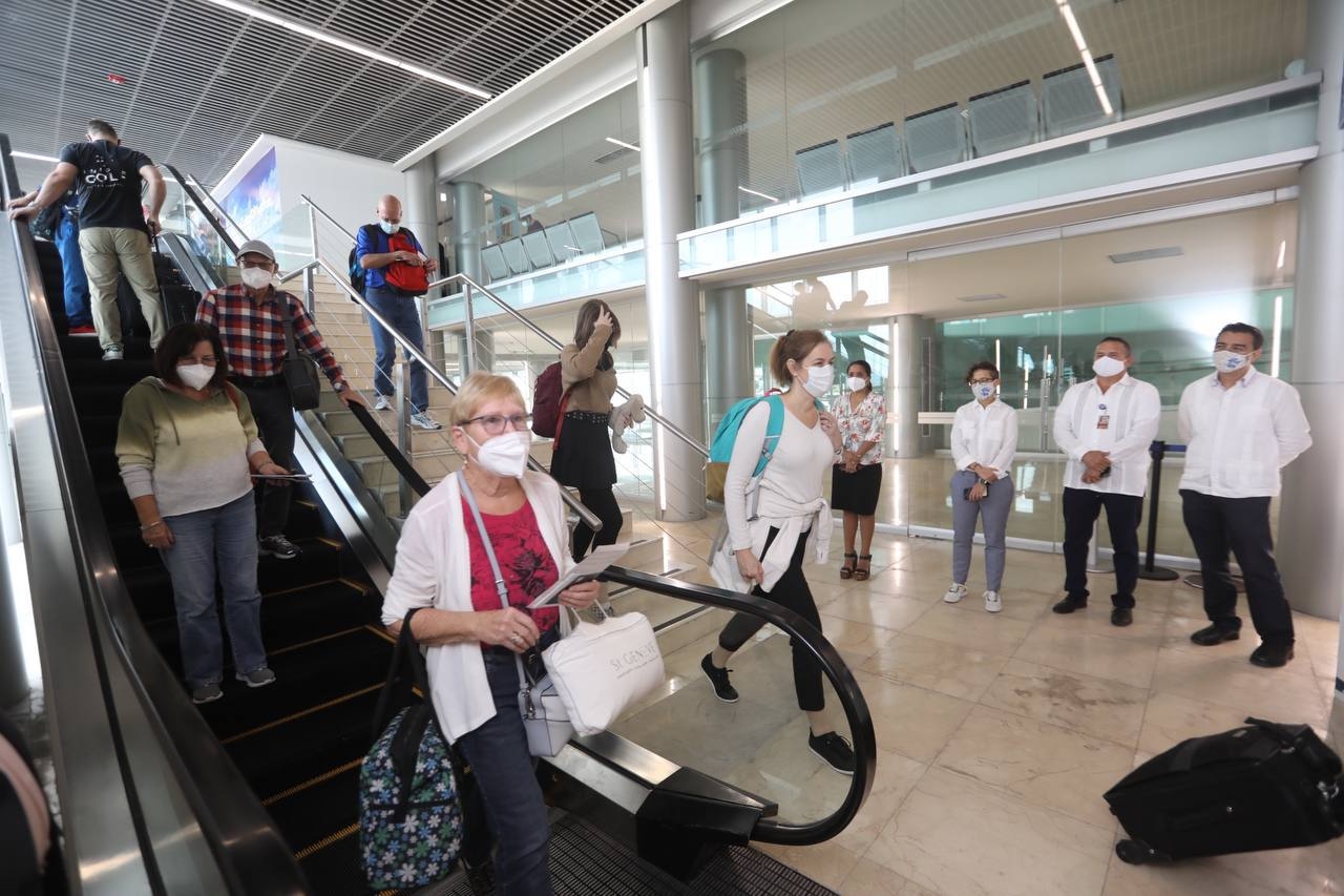 Ayer martes llegó a la ciudad el primer viaje a las 13:20 horas