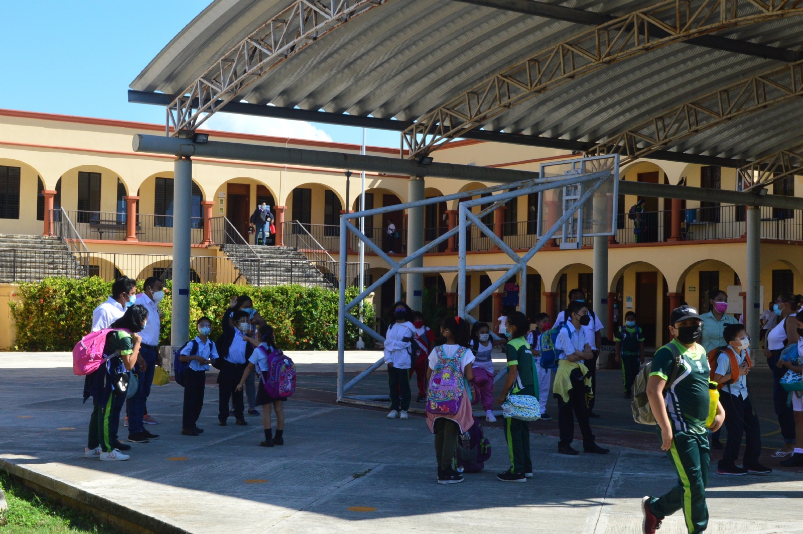 Según datos de la Seduc, al menos el 65 por ciento del alumnado ya acudía a las aulas en Campeche