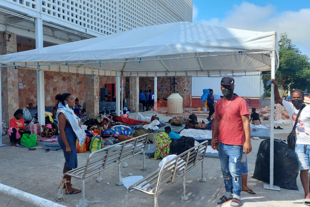 Los migrantes se dirigían hacia Cancún, supuestamente para realizar su solicitud de asilo en dicha ciudad del Caribe Mexicano