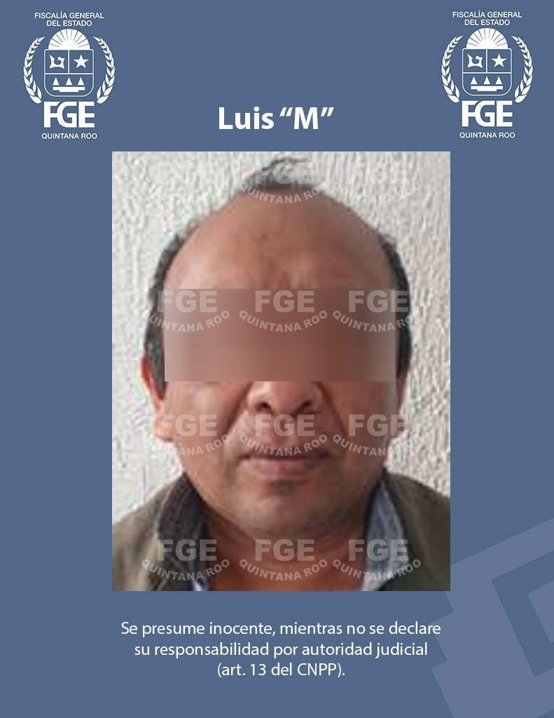 Luis “M” fue detenido en la calle Chilam Balam de la colonia Centro