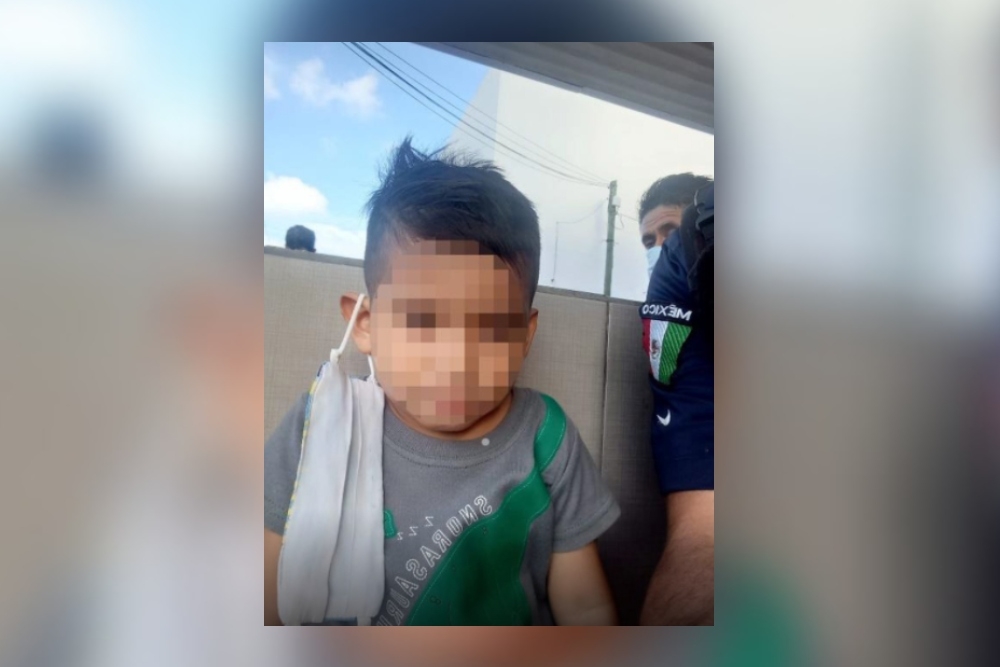 Rescatan a menor extraviado en la Avenida López Portillo en Cancún