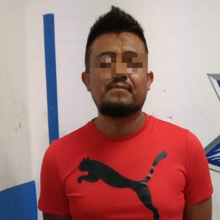 El agresor sexual fue llevado a la FGE Quintana Roo en Playa del Carmen para quedar a disposición del Ministerio Público