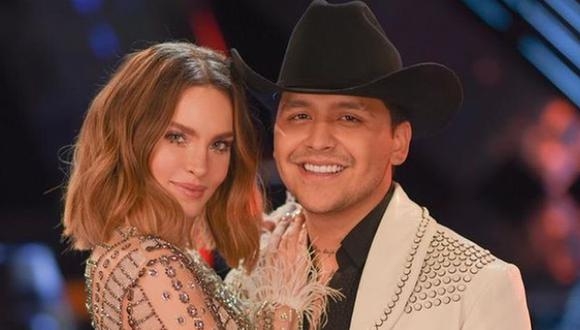 Belinda y Christian Nodal fueron por primera vez juntos al cine para ver "Spider-Man: No Way Home