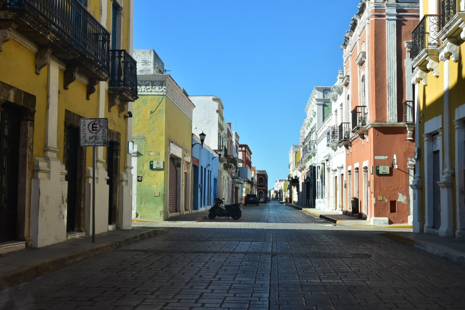 'Desierto', así amaneció el Centro Histórico de Campeche tras la Nochebuena: FOTOS