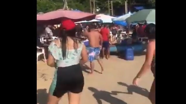 Peleas en Acapulco 2021: Desde chanclazos hasta sillazos, así los agarrones en la playa