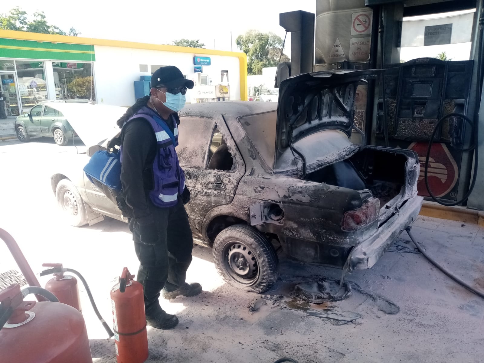 En el lugar de los hechos no se registraron personas lesionadas