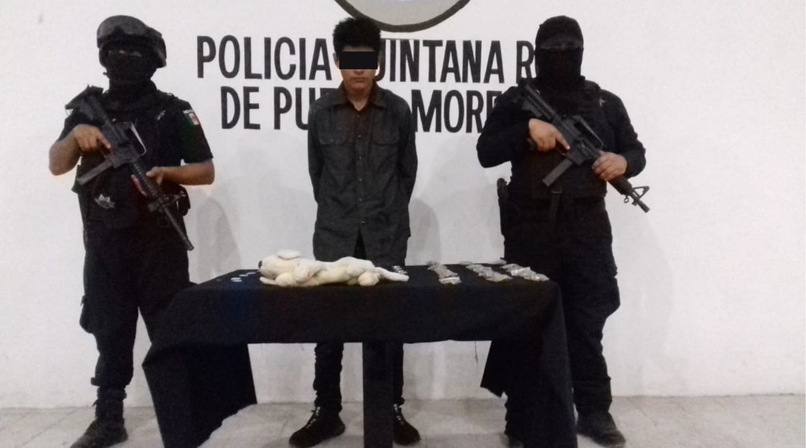 El hombre detenido fue puesto a disposición de las autoridades para las investigaciones correspondientes