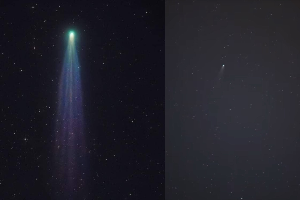 Cometa Leonard pasa sobre Cancún; fotógrafo capta momento exacto: VIDEO