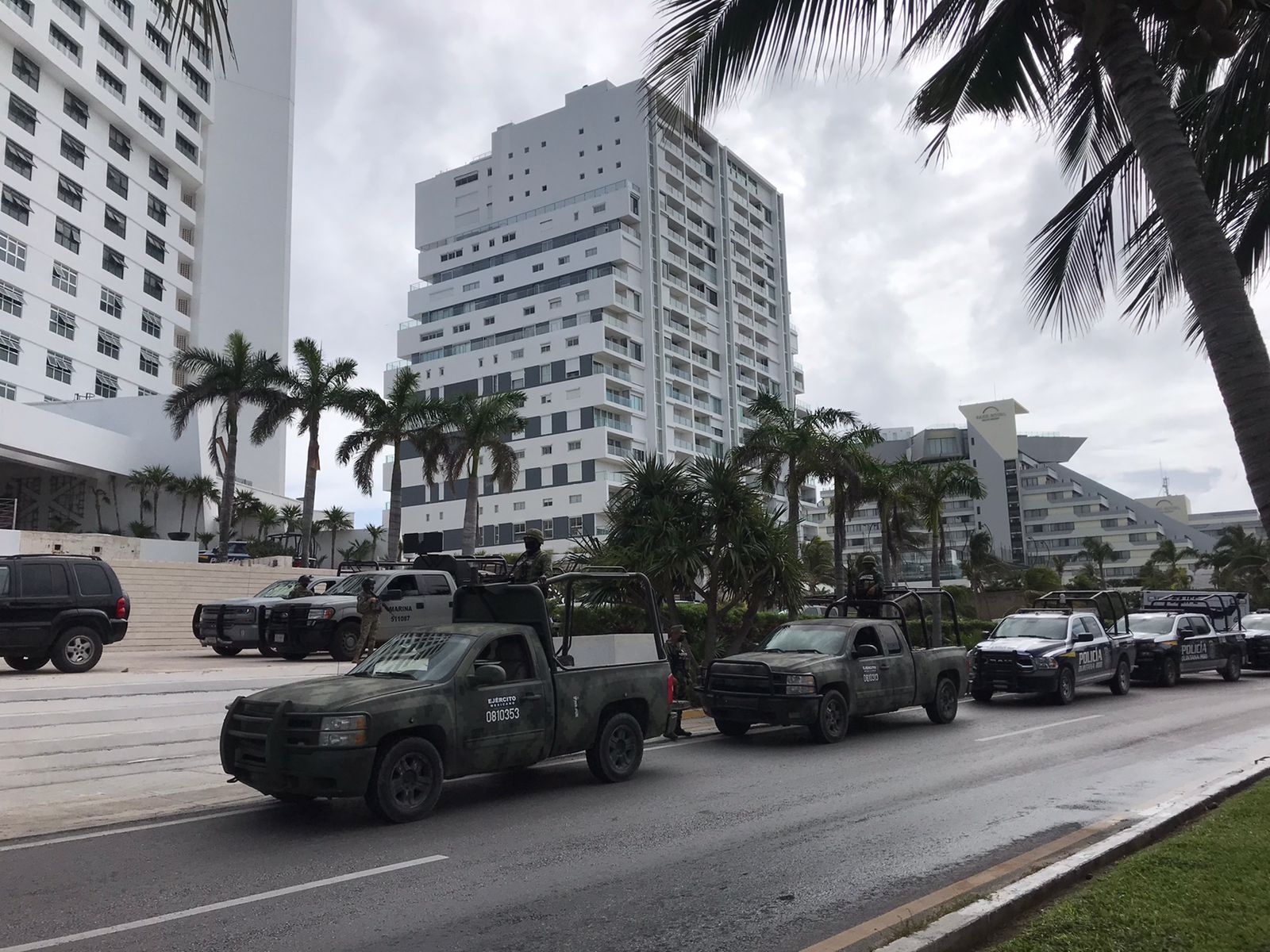 Se registra movilización policiaca en la Zona Hotelera de Cancún: VIDEO