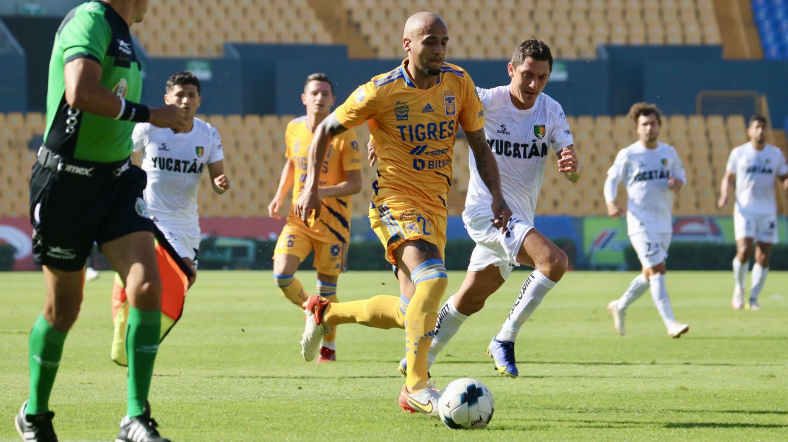 Venados FC es goleado por los Tigres en su visita a Monterrey