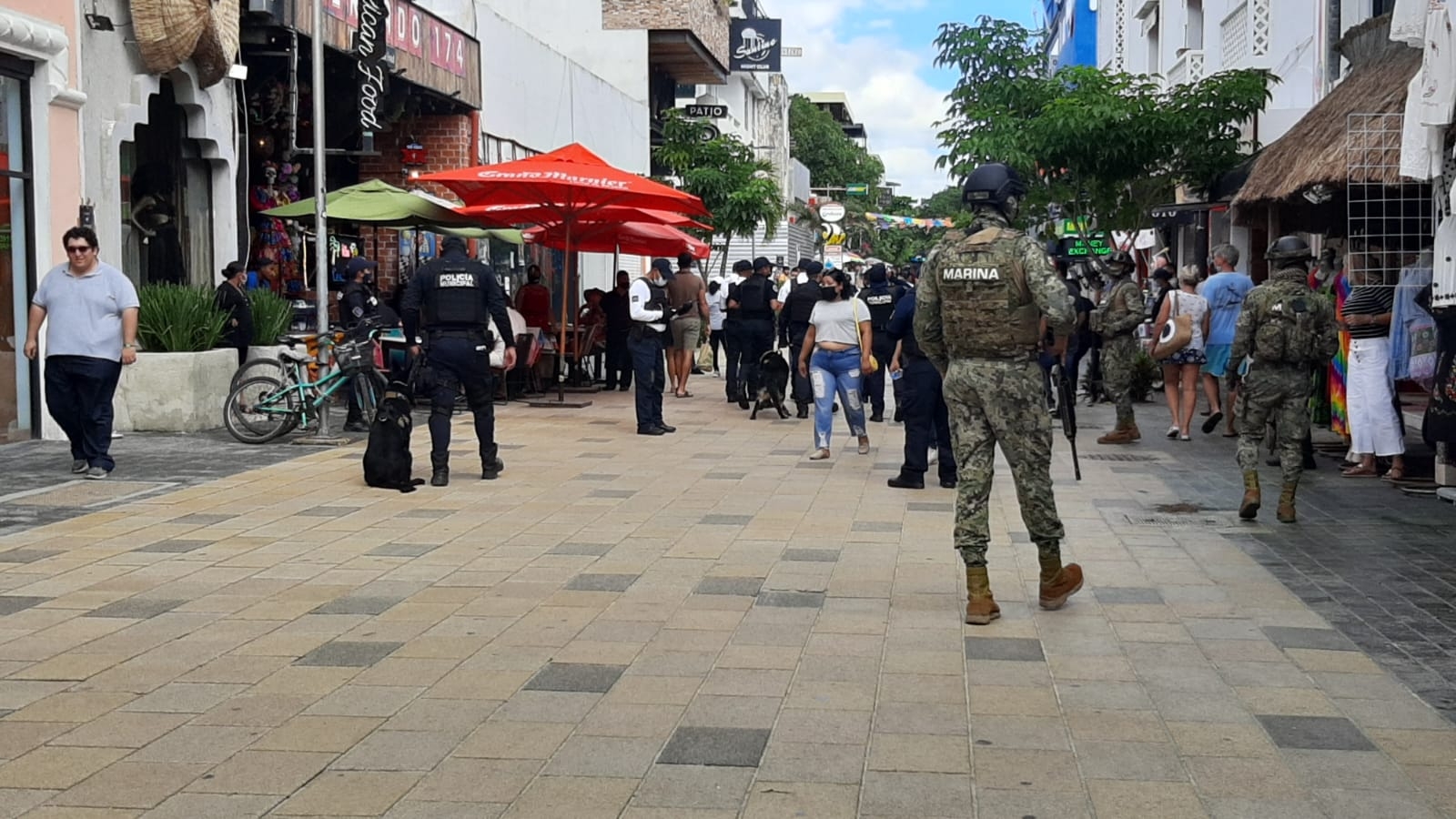 Playa del Carmen: Visitantes se sienten seguros tras llegada del Batallón de Seguridad Turística