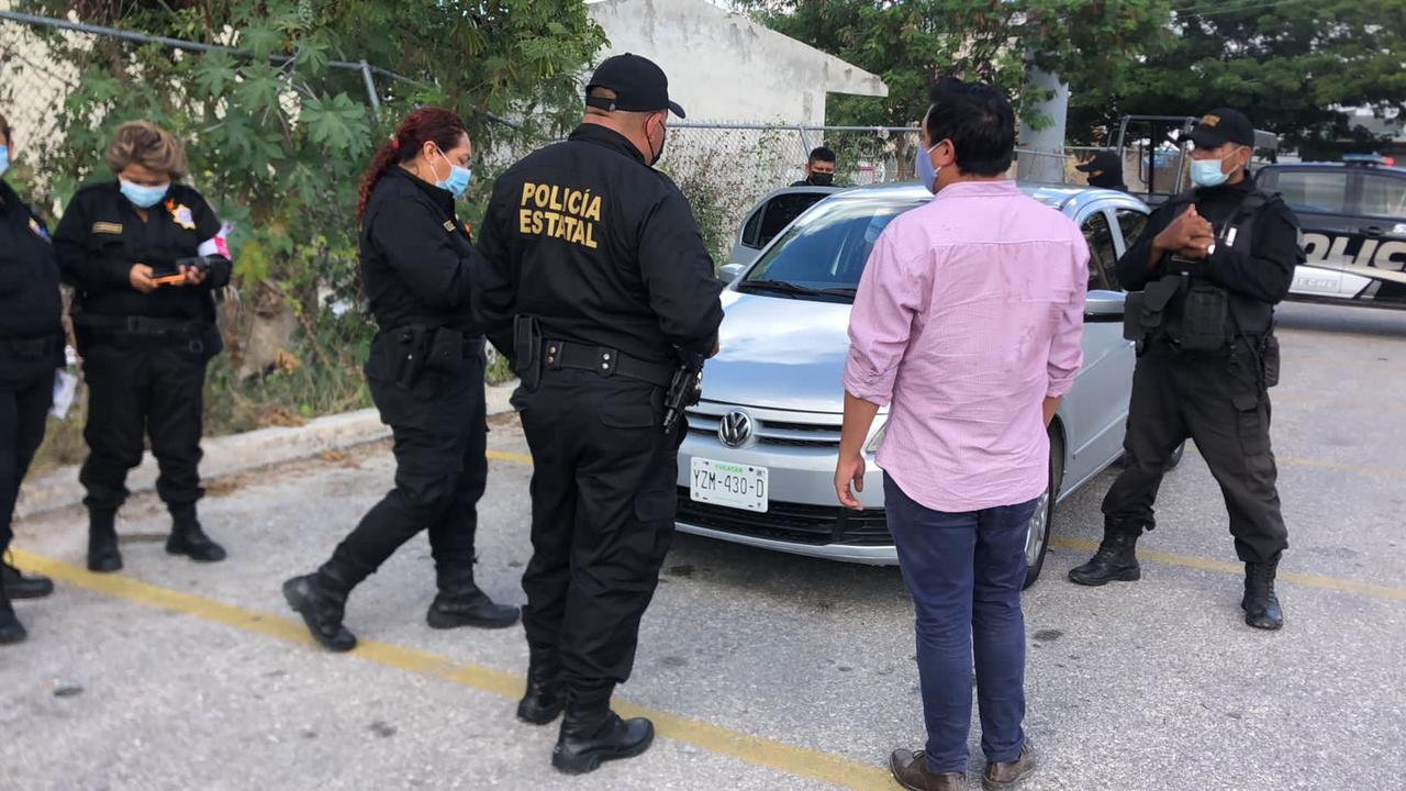 El auto fue recuperado en un estacionamiento de Campeche