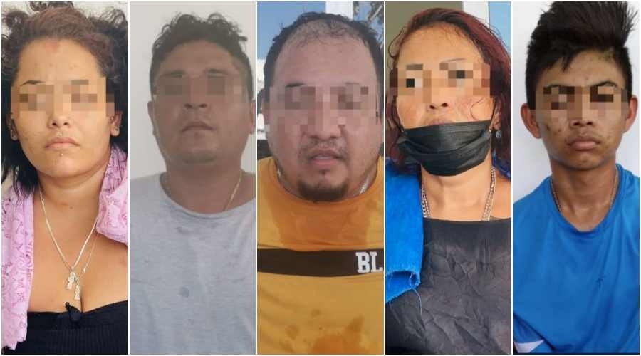 Detienen a cinco integrantes de célula delictiva en Playa del Carmen