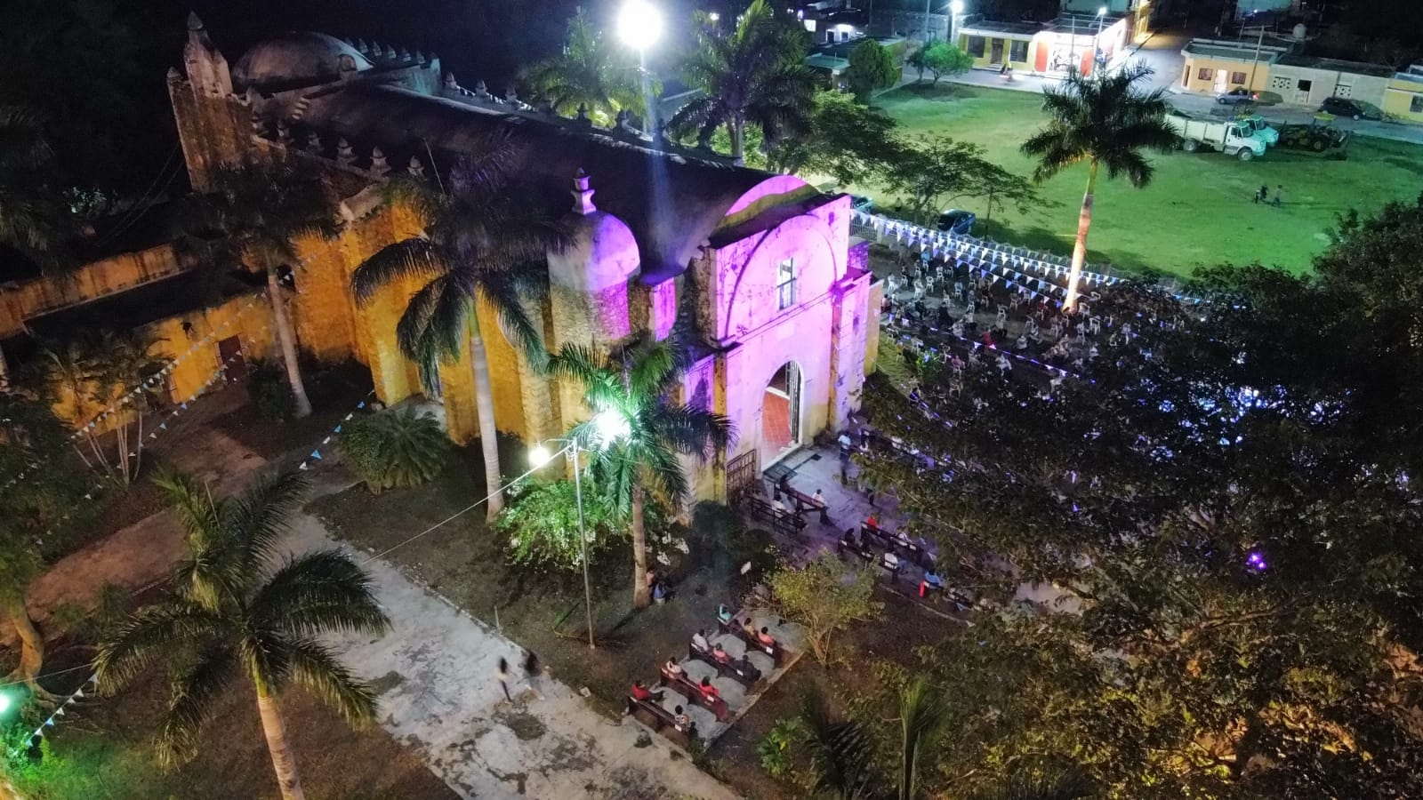 Inician festividades en la Parroquia de la Inmaculada Concepción en Chocholá