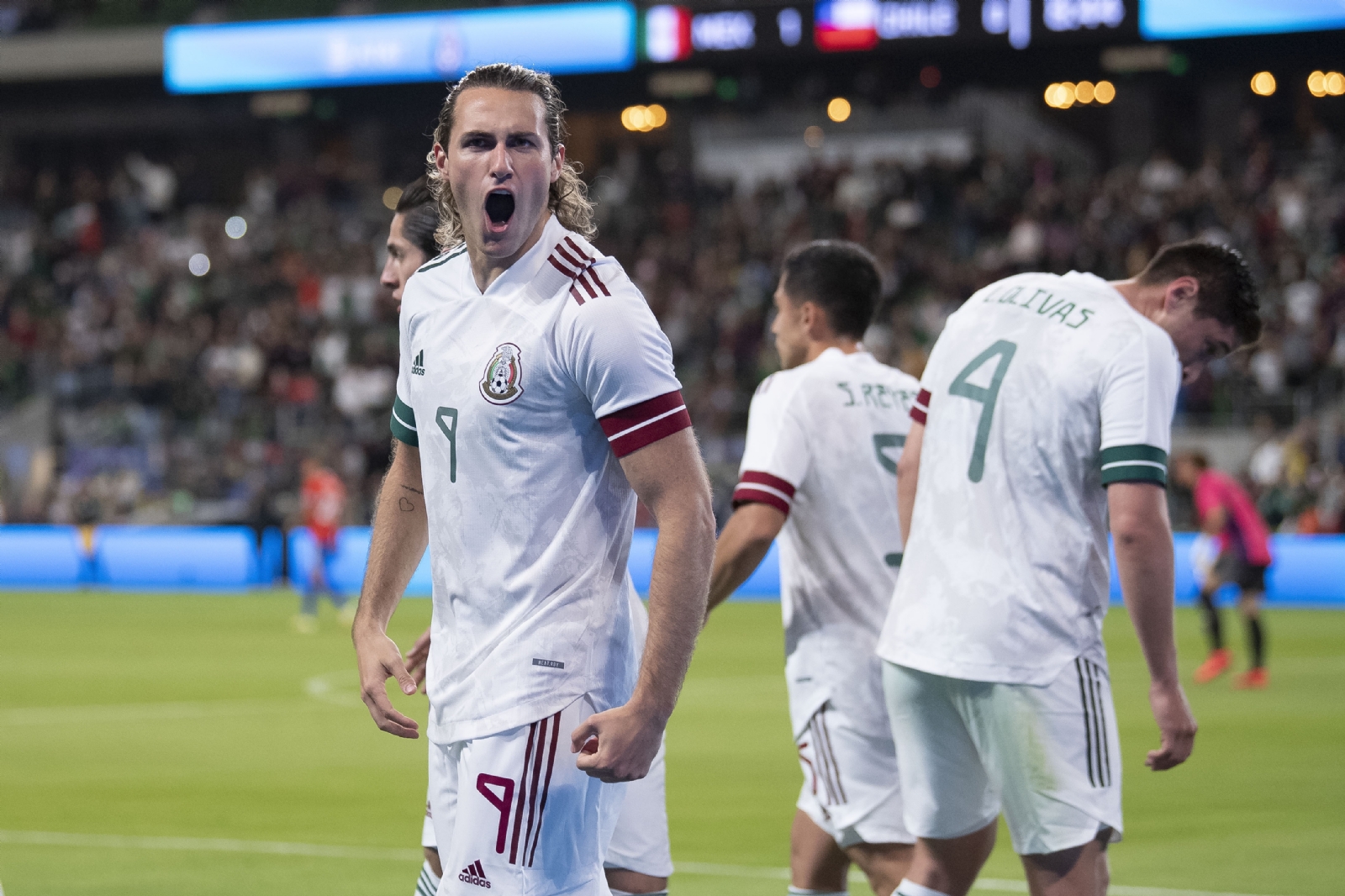 México empata contra Chile en partido amistoso; Santiago Giménez hizo su debut goleador