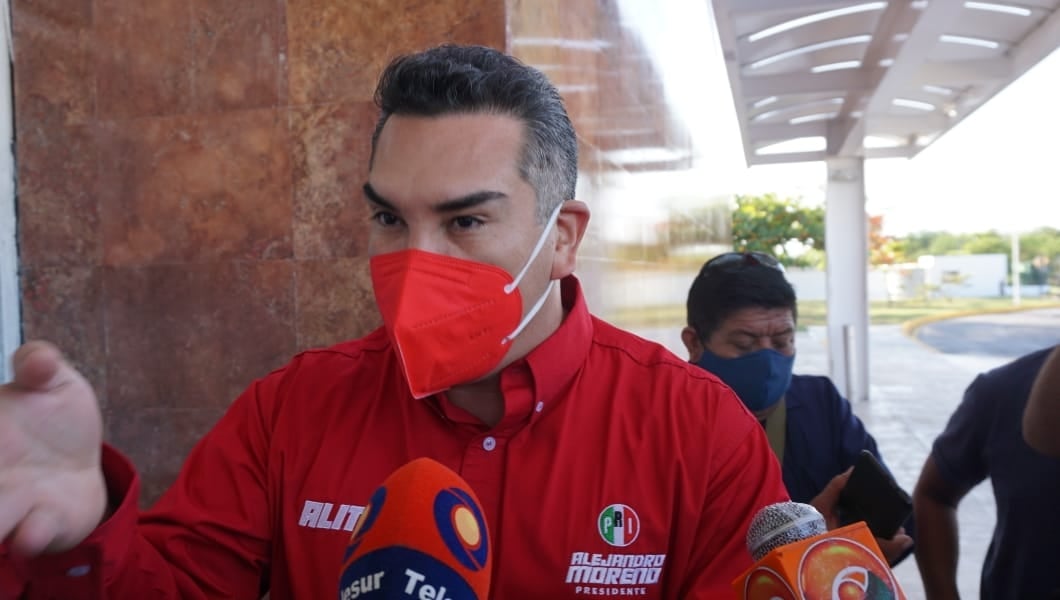 Alejandro Moreno minimiza acusaciones en contra del PRI en Campeche