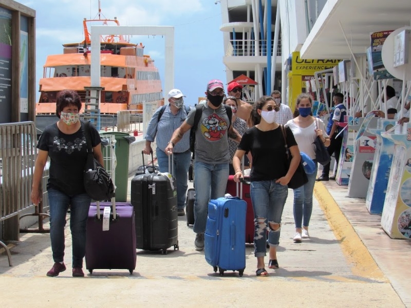 Terminal Marítima de Cozumel registra baja considerable de pasajeros