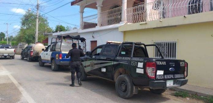 Elementos de la Policía de Tekax