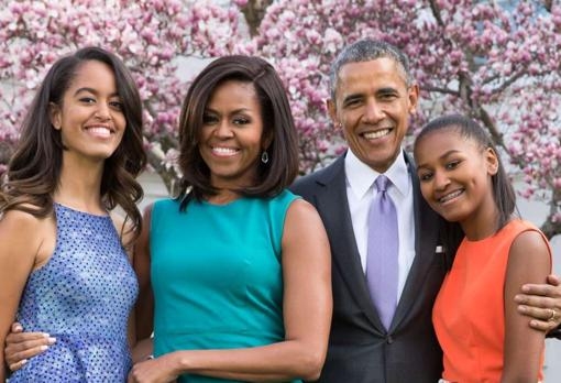 Barack Obama celebra San Valentín en familia