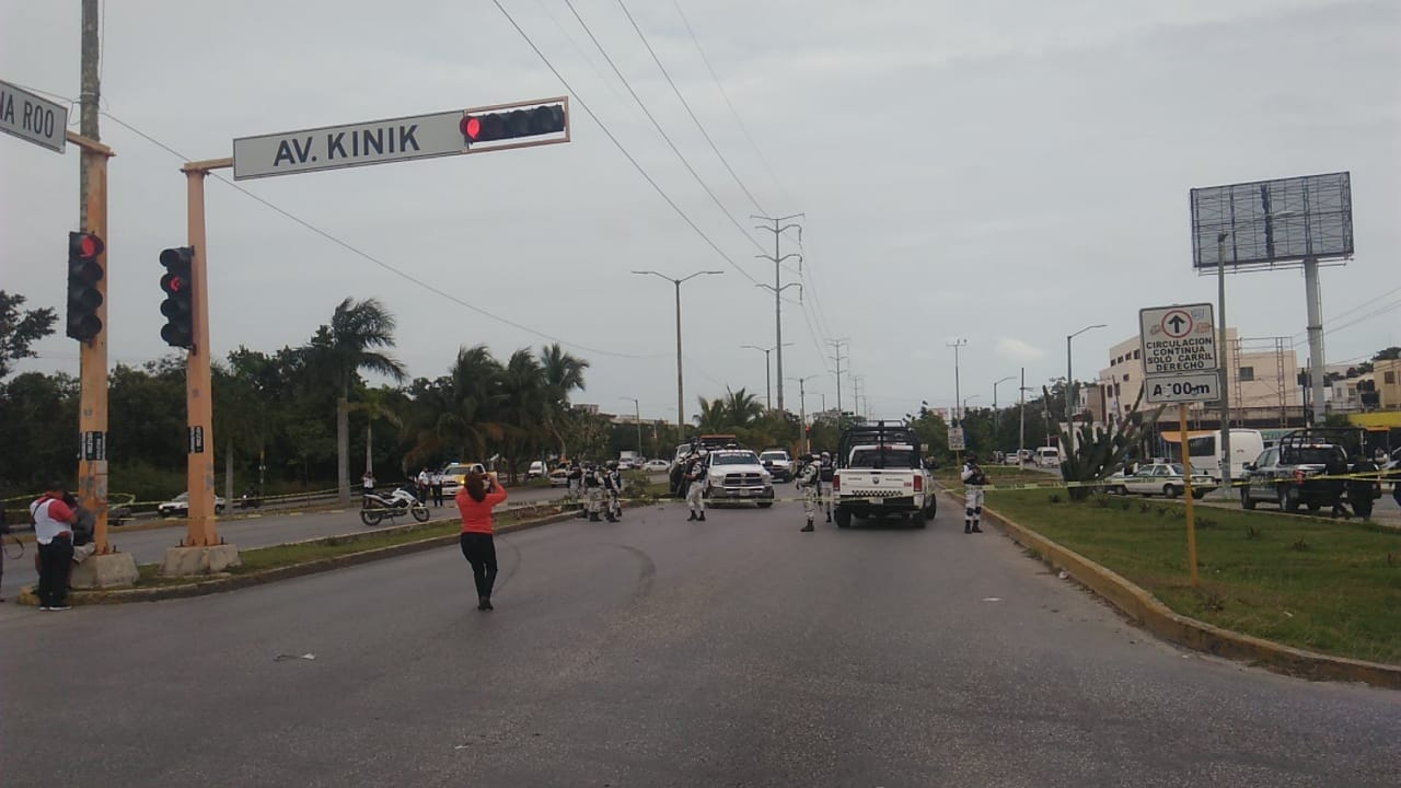 Guardia Nacional sufre accidente durante persecución en Cancún: VIDEO