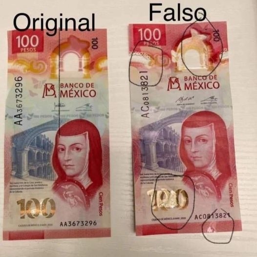 Alertan sobre billetes falsos de 100 pesos en Lázaro Cárdenas