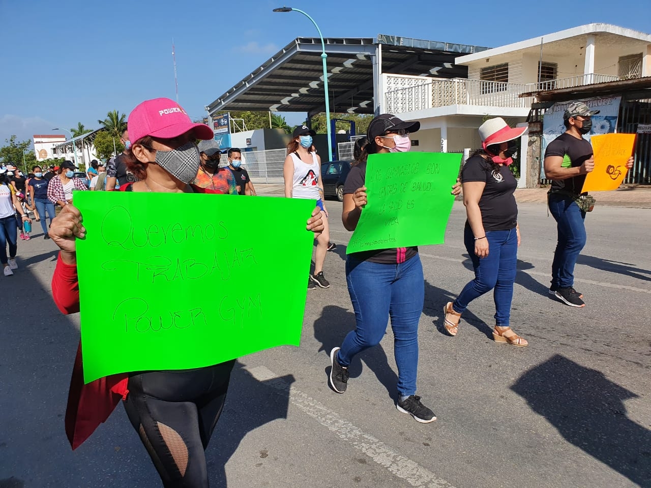 Se manifestaron este jueves