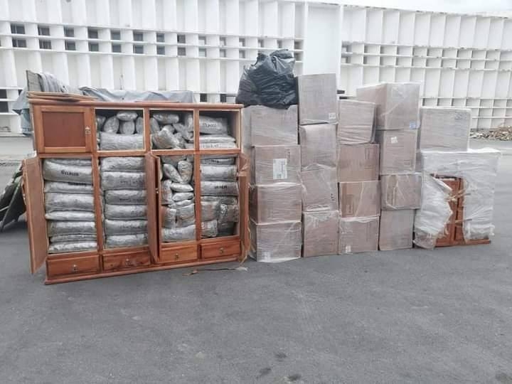 Aseguran más de 400 kg de marihuana en la carretera Campeche-Mérida