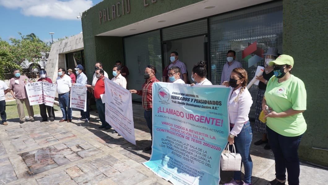 Jubilados y pensionados piden apoyo a diputados