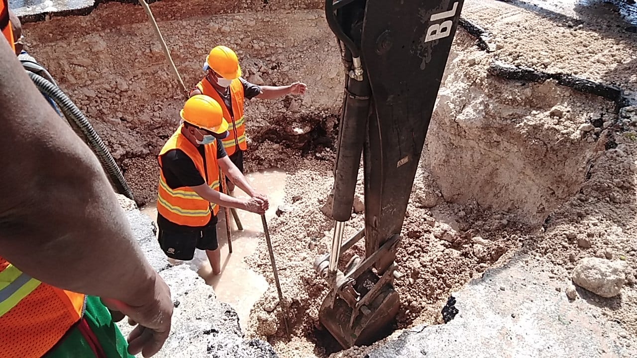 Se espera que la reparación concluya a las 17:00 horas