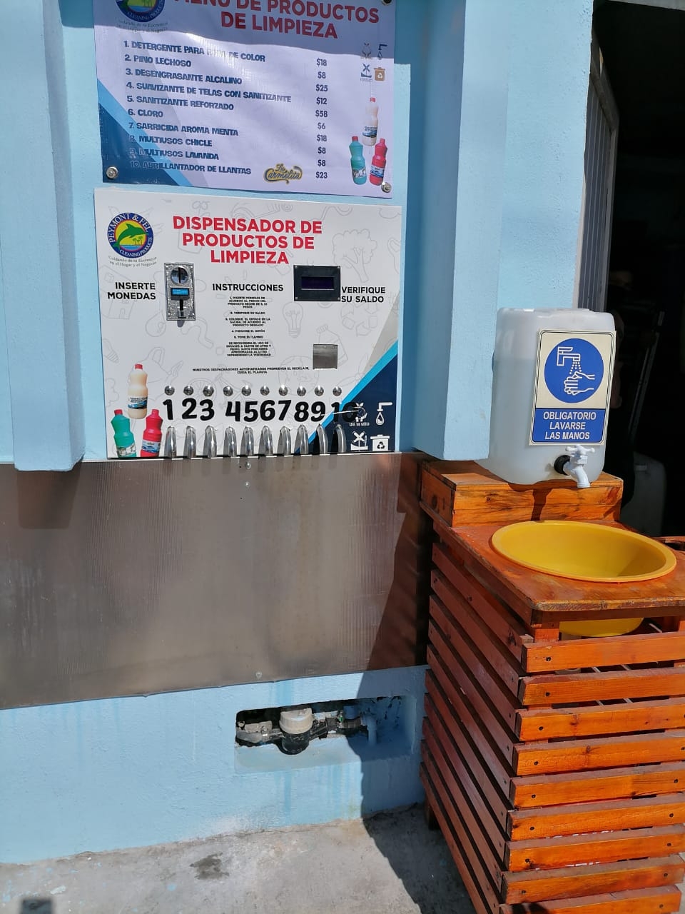 Colocan dispensador para reducir uso de envases PET en Ciudad del Carmen