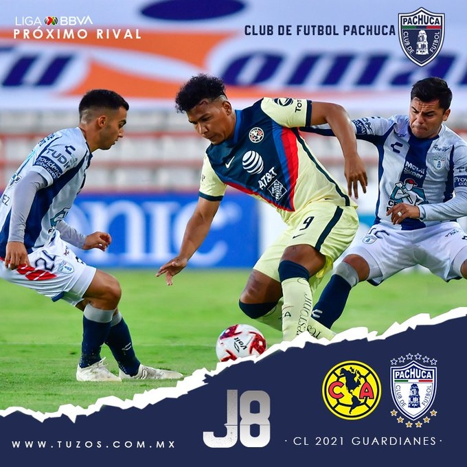 El América se enfrentará contra los Tuzos en una nueva jornada del Guard1anes 2021.