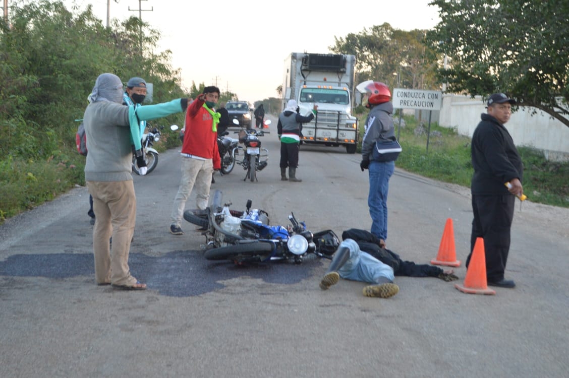 Los hechos se registraron aproximadamente a tres kilómetros de Tekal