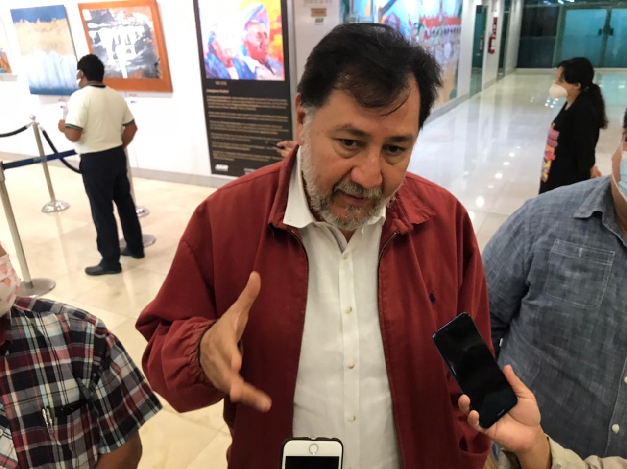 Gerardo Noroña visitó la ciudad para encabezar reuniones del Partido del Trabajo